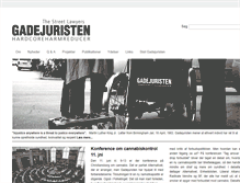 Tablet Screenshot of gadejuristen.dk